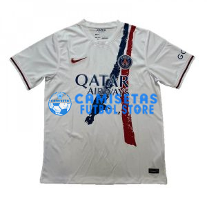 Camiseta PSG 2024/2025 Blanco/Azul/Rojo