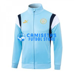 Chaqueta Manchester City 2023/2024 Azul Marca Oro