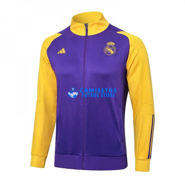 Chaqueta Real Madrid 2024/2025 Morado/Amarillo