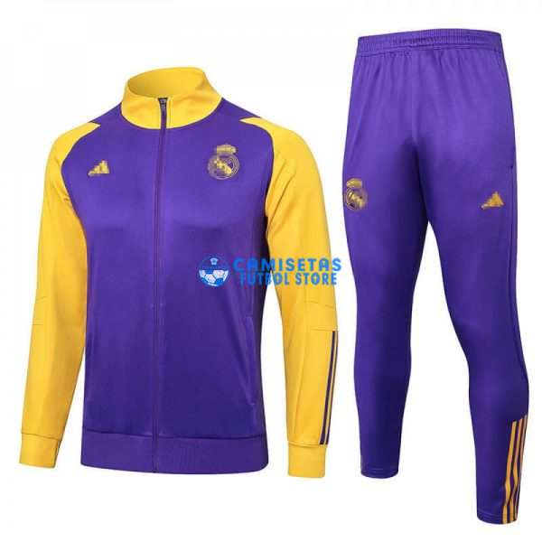 Chandal Real Madrid 2024/2025 Morado/Amarillo