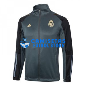 Chaqueta Real Madrid 2024/2025 Verde Oscuro/Negro