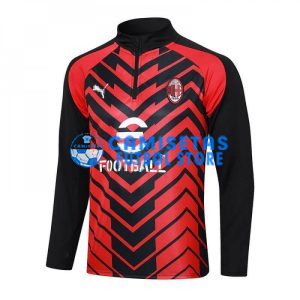 Sudadera de Entrenamiento AC Milan 2023/2024 Negro/Rojo