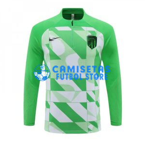 Sudadera de Entrenamiento Atlético de Madrid 2024/2025 Verde/Blanco