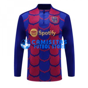 Sudadera de Entrenamiento Barcelona 2024/2025 Rojo/Azul