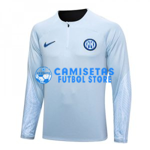 Sudadera de Entrenamiento Inter De Mlian 2023/2024 Gris Claro