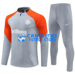 Sudadera de Entrenamiento Inter de Milán 2024/2025 Kit Gris/Naranja