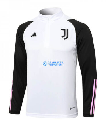 Sudadera de Entrenamiento Juventus 2023/2024 Blanco/Negro