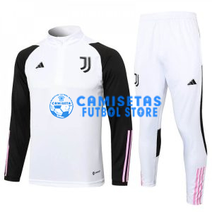 Sudadera de Entrenamiento Juventus 2023/2024 Kit Blanco/Negro