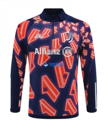 Sudadera De Entrenamiento Juventus 2024/2025 Azul Marino/Rojo