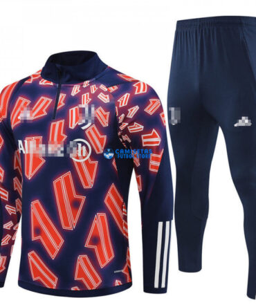 Sudadera De Entrenamiento Juventus 2024/2025 Kit Azul Marino/Rojo