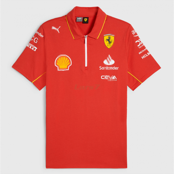 Polo Scuderia Ferrari F1 2024 Rojo