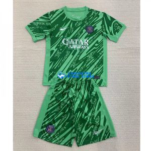 Camiseta De Portero PSG 2024/2025 Niño Kit Verde