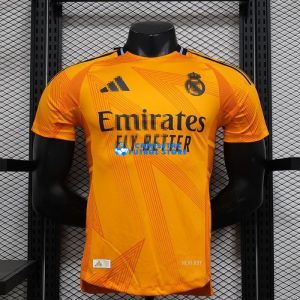 Camiseta Real Madrid 2024/2025 Naranja/Negro (EDICIÓN JUGADOR)