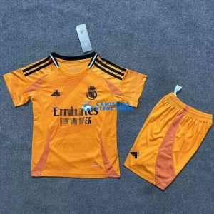 Camiseta Real Madrid 2024/2025 Naranja Niño Kit