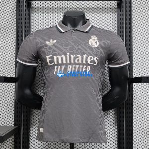 Camiseta Real Madrid 2024/2025 Negro/Blanco (EDICIÓN JUGADOR)