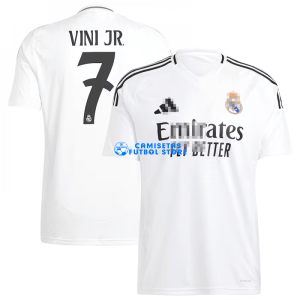 Camiseta Vini Jr. 7 Real Madrid Primera Equipación 2024/2025