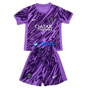Paris St. Germain 24/25 Portero Camiseta de la Púrpura equipación Niños