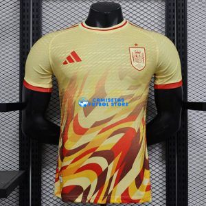 Camisetas de la Especial amarillo Equipacion 2024/2025 España VERSIÓN JUGADOR