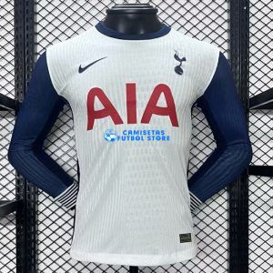 Tottenham Hotspur Manga larga de la 1ª equipación 2024/2025 VERSIÓN JUGADOR