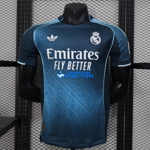 Real Madrid 2025/2026 Camiseta de la Especial equipación VERSIÓN JUGADOR Azul oscuro/azul cielo