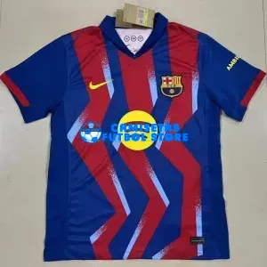 Camiseta Barcelona 4ª Equipación 2025/2026 Azul/Rojo
