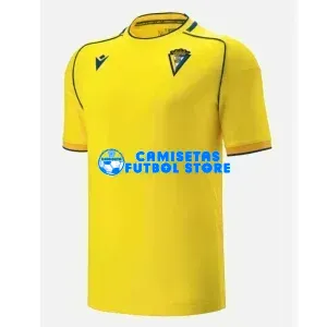Camiseta Cadiz 1ª Equipación 2025/2026 Amarillo con Parche La Liga