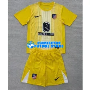 Camiseta de Portero Atlético de Madrid 2025/2026 Amarillo Niño Kit