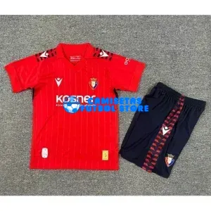 Camiseta Osasuna 1ª Equipación 2025/2026 Rojo Niño Kit