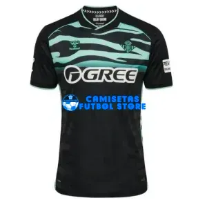 Camiseta Real Betis 2025/2026 3ª Equipación Negro con Parche La Liga