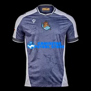 Camiseta Real Sociedad 2ª Equipación 2025/2026 Azul Marino/Gris con Parche La Liga