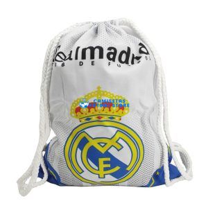 Bolsa con cordón de fútbol del Real Madrid