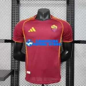 Camiseta AS Roma 1ª Equipación 2025/2026 Rojo (EDICIÓN JUGADOR)