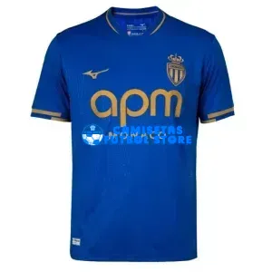Camiseta Monaco 2ª Equipación 2025/2026 Azul/Dorado