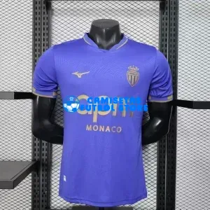Camiseta Monaco 2ª Equipación 2025/2026 Azul/Dorado (EDICIÓN JUGADOR)