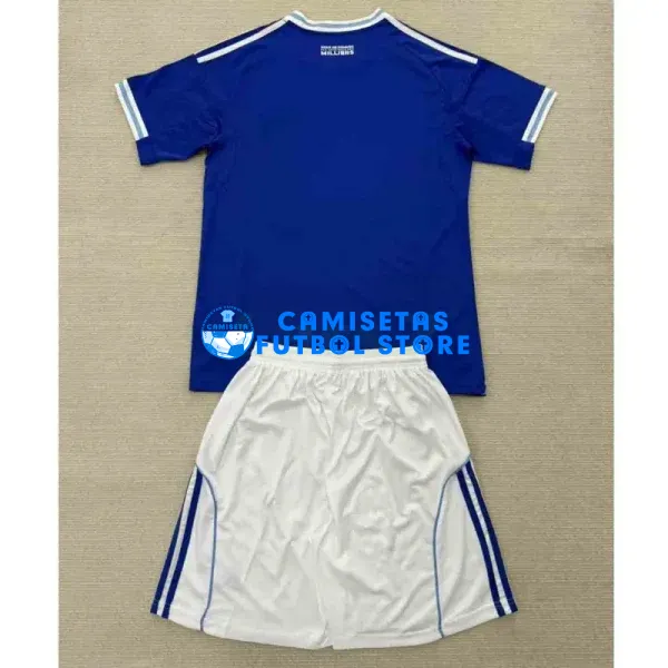 Camiseta Racing Strasbourg 1ª Equipación 2025/2026 Azul Niño Kit - Imagen 2