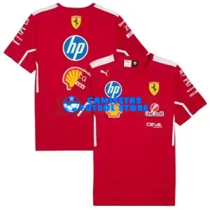 Camiseta Scuderia Ferrari F1 2025 Rojo