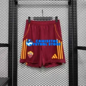 Pantalón Corto AS Roma 1ª Equipación 2025/2026 Rojo (EDICIÓN JUGADOR)