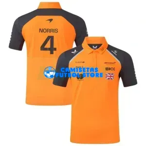 Polo McLaren F1 2025 Lando Norris #4 Naranja/Negro